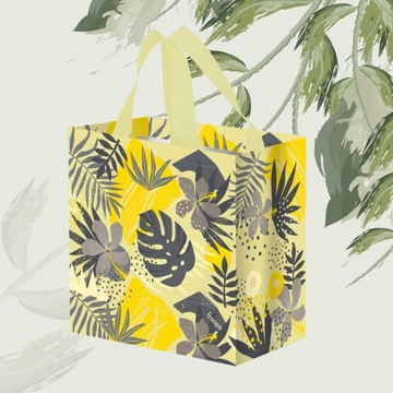 torba na zakupy torebka praktyczna 26x15x27cm pojemna siatka MINI MONSTERKA