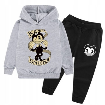 Bendy and The Ink Machine Bluza i spodnie Czarny