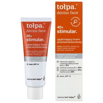 TOŁPA Dermo Face Stimular 40+ Ujędrniający Krem przeciwzmarszczkowy SPF15 n