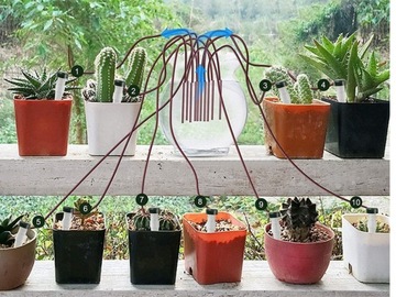 ИРРИГЕР ДЛЯ ЦВЕТОЧНЫХ ГОРШКОВ СИСТЕМА ПОЛИВА 2 X ДИСПЕНСЕР