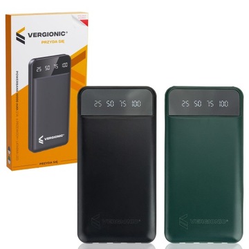 Powerbank 10000 мАч POWER BANK с фонариком, microUSB, USB-C, USB BL