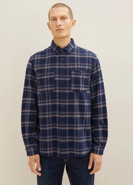 Tom Tailor Shirt - Navy Colorful Check