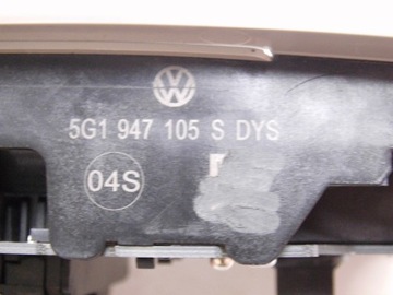 LAMPA KABINY STŘEŠNÍ OKNO 5G1947105S VW GOLF VII 5G EVROPA ORIGINÁLNÍ
