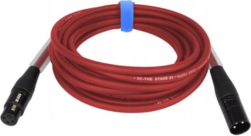SOMMER STAGE PRZEWÓD KABEL SYMETRYCZNY MIKROFONOWY XLR ROXTONE CZARNE 15m