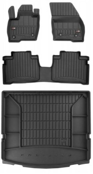 Set 3D gumové rohože Ford S-max Mk2 2015-2023 s 7osami