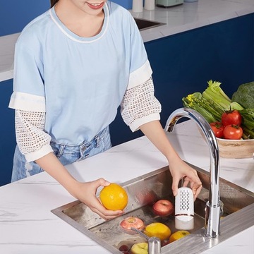 МОЕЧНАЯ МАШИНА ДЛЯ ФРУКТОВ И ОВОЩЕЙ/РЫБЫ, ОЧИСТИТЕЛЬ ПИЩЕВЫХ USB ОЗОНАТОРОВ, 4 Ач