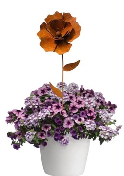 Стильный красивый ЦВЕТОЧНЫЙ САД ЦВЕТОЧНЫЙ ГОРШОК украшение КАЧЕСТВЕННАЯ статуэтка в деревенском стиле