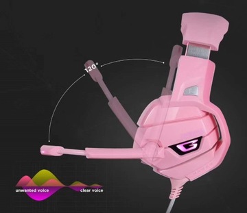 ИГРОВЫЕ НАУШНИКИ K5 PINK GAMER GIRL