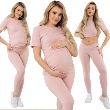 LEGGINSY CIĄŻOWE GETRY SPODNIE LEGINSY XL