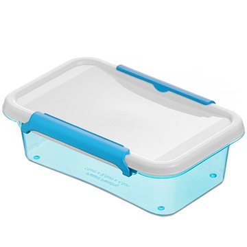 POJEMNIK PLASTIKOWY NA ŻYWNOŚĆ Z PRZYKRYWKĄ 0,35L