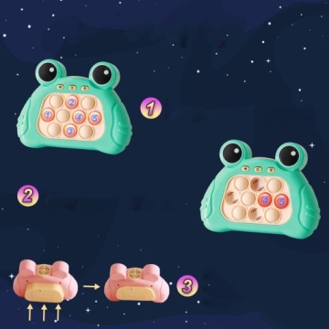ИГРА POP IT ДЛЯ ДЕТЕЙ 3-12 лет FROG KLIKUŚ (SPEED PUSH GAME) ПОДАРОК
