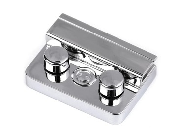 Zapięcie do torebki torby nikiel srebrne 32x46mm