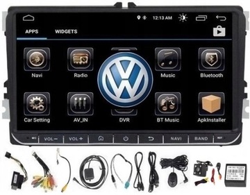RadiosamochodoweVW Bezprzewodowy Android AUTO /CarPlay/ Oryginał z PL 2-DIN