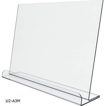 A3 Ulotnik z Plexi 3mm, Stojak na Ulotki Pleksi /M