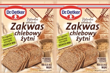 Dr. Oetker Zakwas chlebowy żytni w proszku 2x 15 g