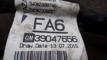 SVAZEK INSTALACE MOTORU OPEL ASTRA K 5 39047656