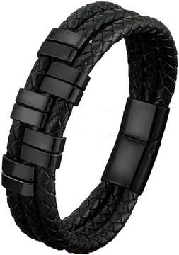 Кожаный браслет ИМЕНА даты с ГРАВИРОВКОЙ 316Л