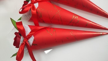 Róża z mydła Zakończenie roku dla nauczyciela Podziękowania