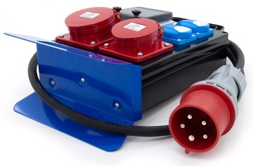 РАСПРЕДЕЛИТЕЛЬНОЕ УСТРОЙСТВО, ПЕРЕНОСНАЯ СТРОИТЕЛЬНАЯ КОРОБКА 32А 16А