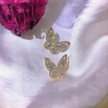 Fashion Dangle Hanging Long Drop Golden Silve