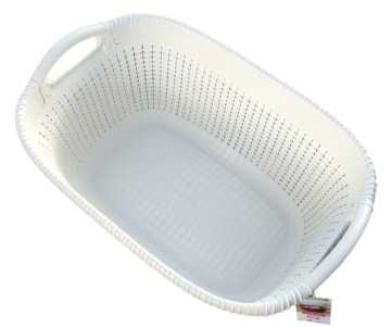 КОРЗИНА ДЛЯ БЕЛЬЯ CURVER ТРИКОТАЖНАЯ ДЛЯ ГЛАДИЛЬНОЙ МАШИНЫ 40 Л КРЕМОВАЯ