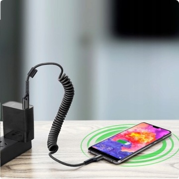 КАБЕЛЬ BASEUS FAST USB/USB C 2А ПРОЧНЫЙ КАБЕЛЬ ДЛЯ ЗАРЯДНОГО УСТРОЙСТВА/ТЕЛЕФОНА 1м