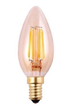 Żarówka LED E14 2W FILAMENT EDISON RETRO OZDOBNA