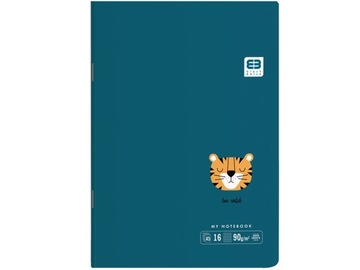 INTERDRUK Zeszyt BB A5 LINIA DWUKOLOROWA 16 Kartek 90 g/m² TYGRYS w LINIĘ