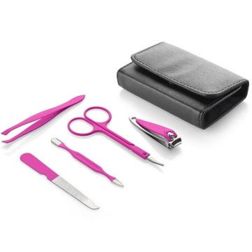 PODRÓŻNY ZESTAW DO MANICURE akcesoria do paznokci