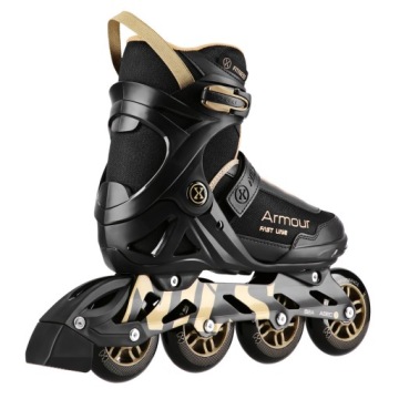 Роликовые коньки 45 Nils Extreme Armor черный/зло NA22151