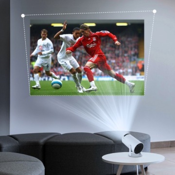 МИНИ-ВРАЩАЮЩИЙСЯ ПРОЕКТОР ANDROID TV Extralink УМНЫЙ ДИНАМИК ДЛЯ ЛЕТА В САДУ