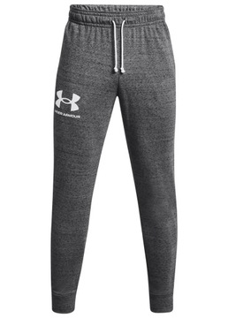 Under Armour spodnie dresowe męskie Rival Fleece Joggers szary rozmiar XXL