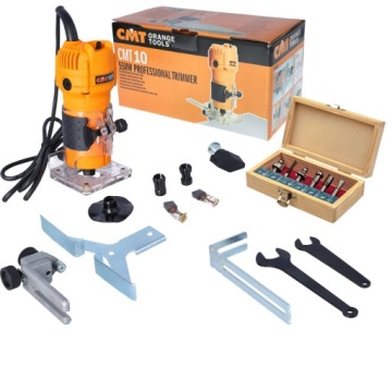 CMT FREZARKA RĘCZNA CMT10 TRYMER 6,35 6 8MM FREZY