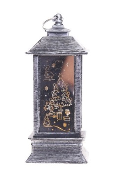 LAMPION LATARNIA ŚWIECZKA LED ADWENTOWA WITRAŻ FIGURKA CHOINKA NA STROIK