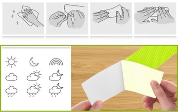 Самоклеящаяся контурная светоотражающая лента, зеленая в рулоне, 25 м, предупреждение, 5 см.