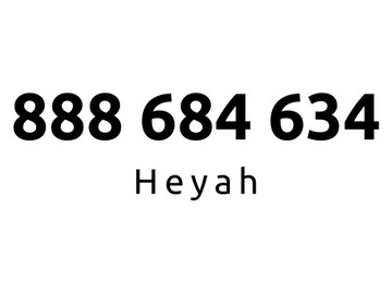 888-684-634 | Starter Heyah (68 46 34) #B