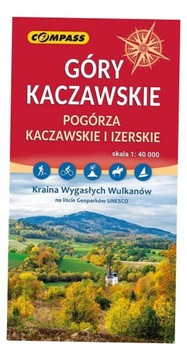 MAPA - GÓRY KACZAWSKIE 1:40 000 PRACA ZBIOROWA