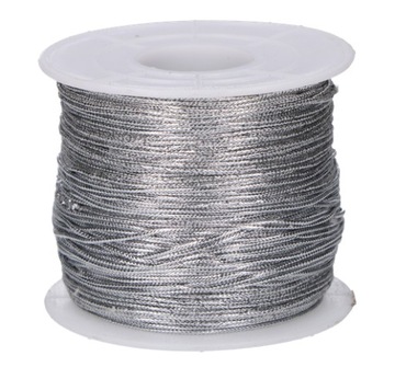 Шнур макраме витой хлопок, 2мм, 60м, кровавый