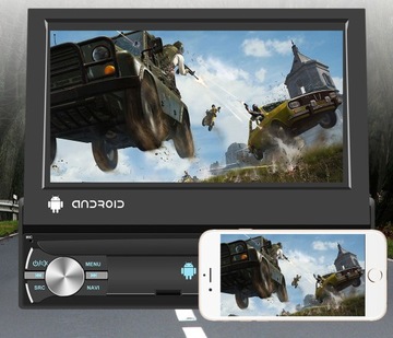 RADIO SAMOCHODOWE 1 DIN ANDROID 13 GPS USB WIFI DAB 2GB RAM MIRROR LINK