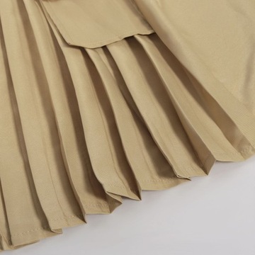 Szkocka świąteczna spódnica w kratę kontrastowa plisowana spódnica