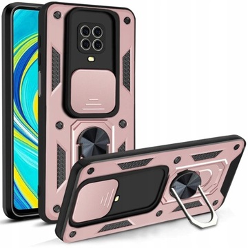 ETUI SLIDE RING DO XIAOMI REDMI NOTE 9 +SZKŁO