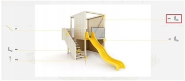 УГОЛ СТОЛЯРНЫЙ СОЕДИНИТЕЛЬНЫЙ KPL5 50x50x35 1шт.