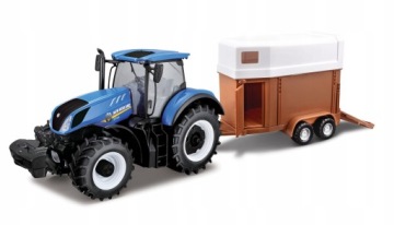 Трактор NEW HOLLAND T7.315 причіп 1:32 Bburago