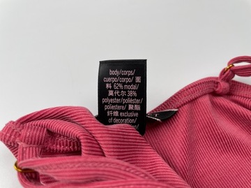 Bluzka damska krótki top róż prążkowany modal VICTORIA'S SECRET r. XS