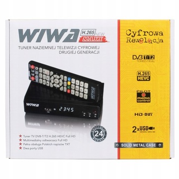 WIWA H.265 MAXX DVB-T/DVB-T2 H.265 HD-тюнер