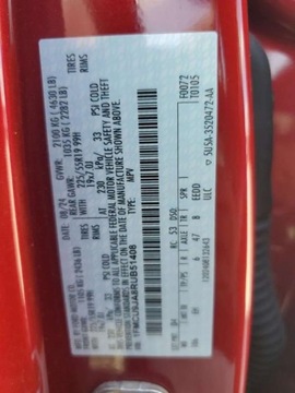 Ford Escape III 2024 Ford Escape 2.0 242 KM, 4x4, wersja PLATINUM, panorama, ACC, drobna szkoda, zdjęcie 13