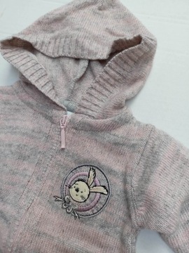 ДЕТСКИЙ КОМБИНЕЗОН PILGUNI ШЕРСТЯНОЙ СЕРЫЙ-РОЗОВЫЙ 56-74