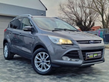 Ford Kuga II SUV 2.0 Duratorq TDCi 163KM 2014 Ford Kuga 2.0 163Ps Automat Navi Skora Alu Piekny Gwarancja 2.0 Diesel, zdjęcie 39