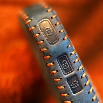 Чехол для смарт-ключа KIA Sorento Sportage XCeed ProCeed Niro кожаный CH коричневый