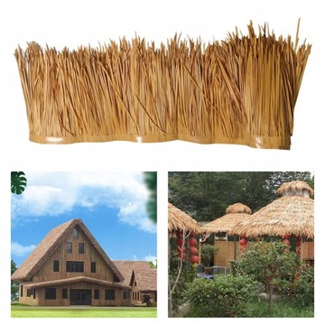 Соломенная крыша из искусственной соломы 39,4 x 19,7 дюйма